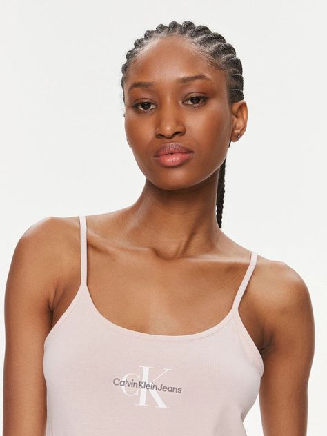 Polera Monologo Strappy Rosado Calvin Klein-3