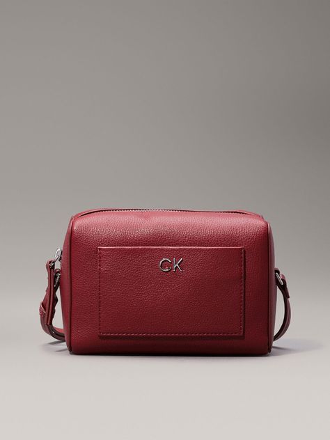 Bandolera Daily Monogram Rojo Calvin Klein-0