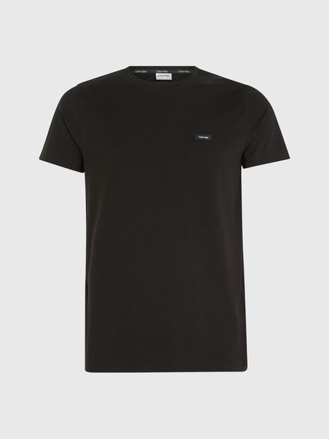 Polera Stretch Slim Fit Negro Calvin Klein-4
