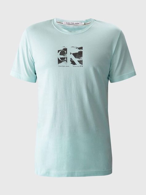 Polera Small Box Logo Verde Calvin Klein-4