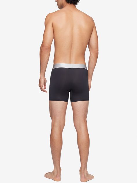 Pack 3 Boxers Largos - Steel Micro Negro Calvin Klein-2