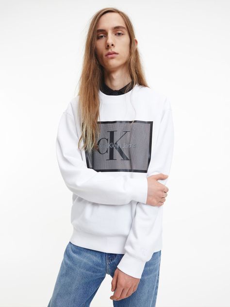 Polerón Monologo Blanco YAF Calvin Klein-0