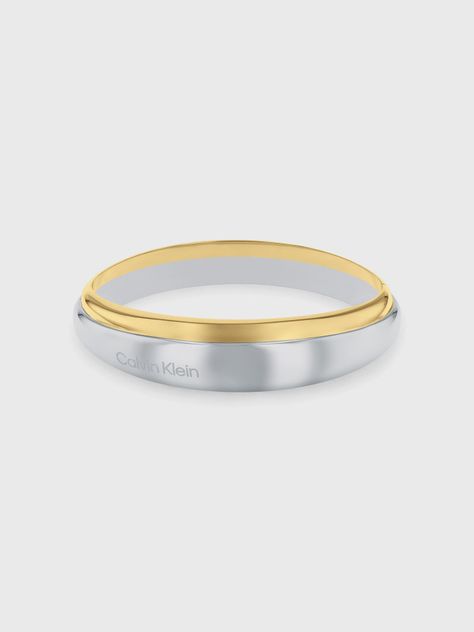 Brazalete Two Tone Plateado Calvin Klein-0
