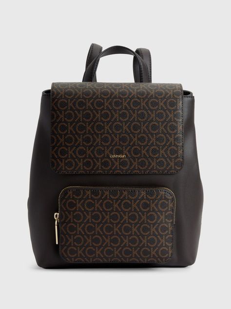 Mochila EU Must Campus Md Café Calvin Klein-0