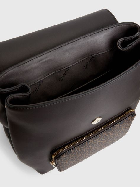 Mochila EU Must Campus Md Café Calvin Klein-2