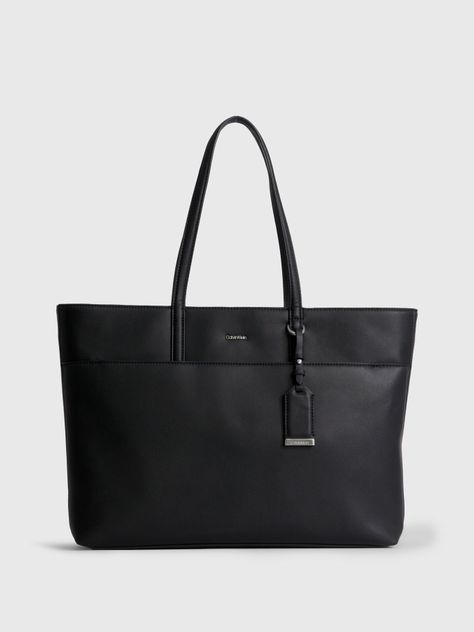 Cartera EU Must Shopper Lg Negro Calvin Klein-0
