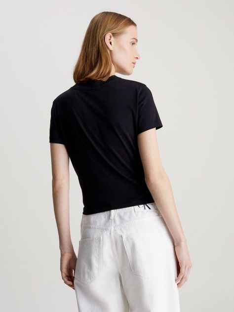 Polera Meta Ck Baby Negro Calvin Klein-2