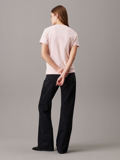 Polera Chenille Monologo Rosado Calvin Klein-2
