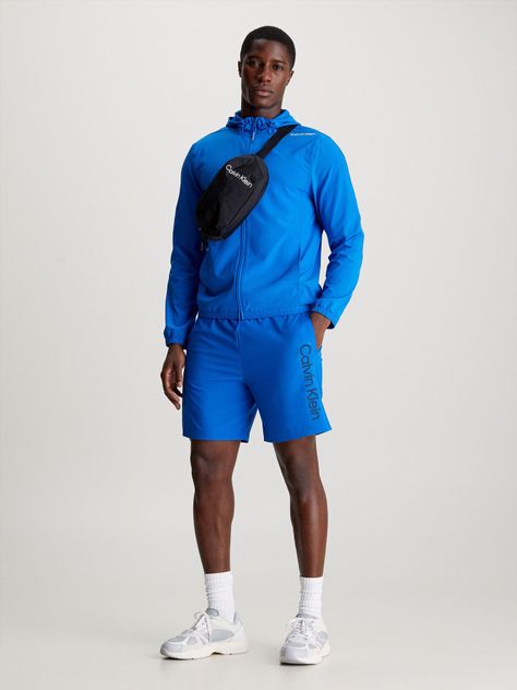 Short Vertical Logo Azul Calvin Klein-1