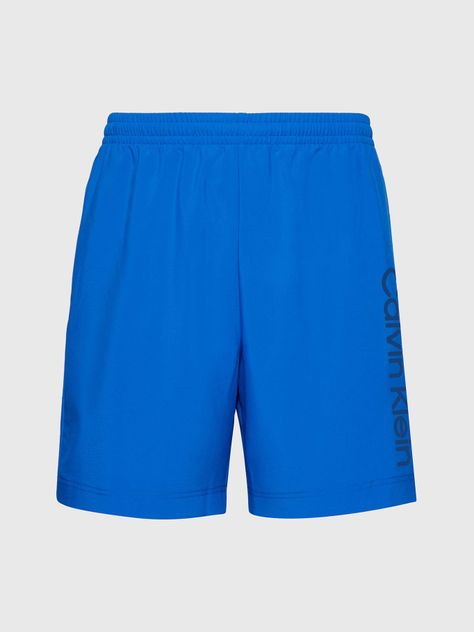 Short Vertical Logo Azul Calvin Klein-4