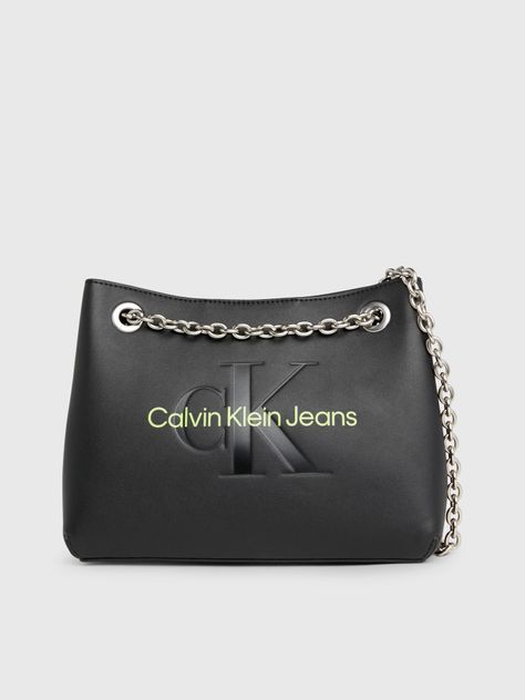 Cartera Sculpted Shoulder Negro Calvin Klein-0