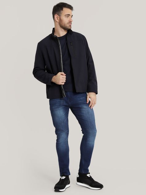 Chaqueta Sherpa Lined Azul Calvin Klein-1