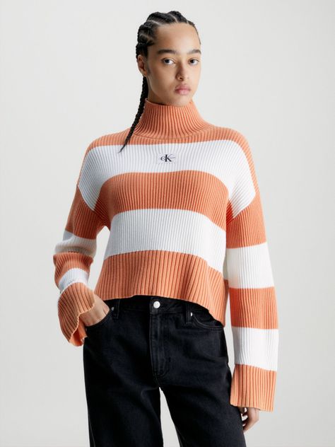 Sweater Label Chunky Naranja-0