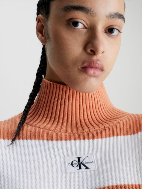 Sweater Label Chunky Naranja-3