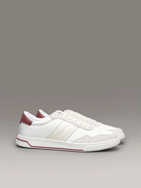 Zapatillas Low Top Lace Up Mix Blanco Calvin Klein-0