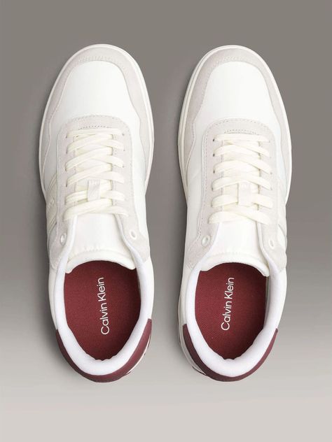 Zapatillas Low Top Lace Up Mix Blanco Calvin Klein-1