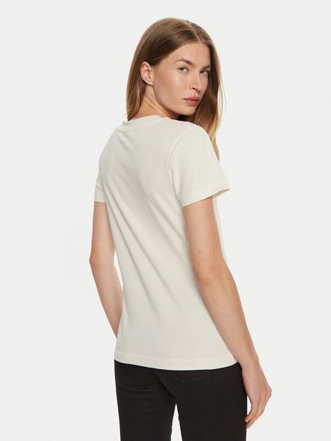 Polera Monologo Slim Crema Calvin Klein-2
