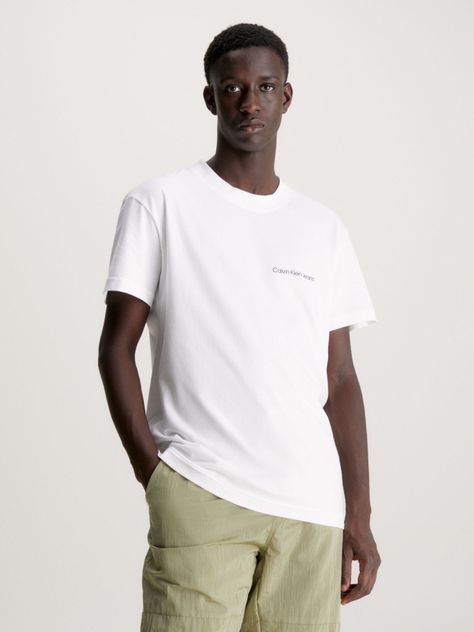 Polera Institutional YAF Blanco Calvin Klein-0
