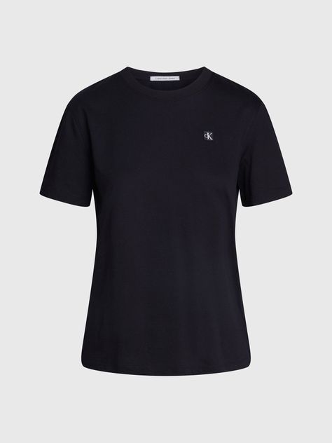 Polera Ck Embro Badge Regular Negro Calvin Klein-4