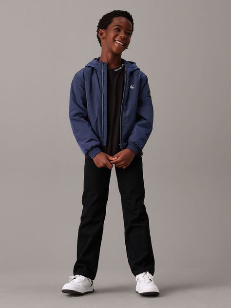Chaqueta Niño Padded Harrington Azul Calvin Klein-1