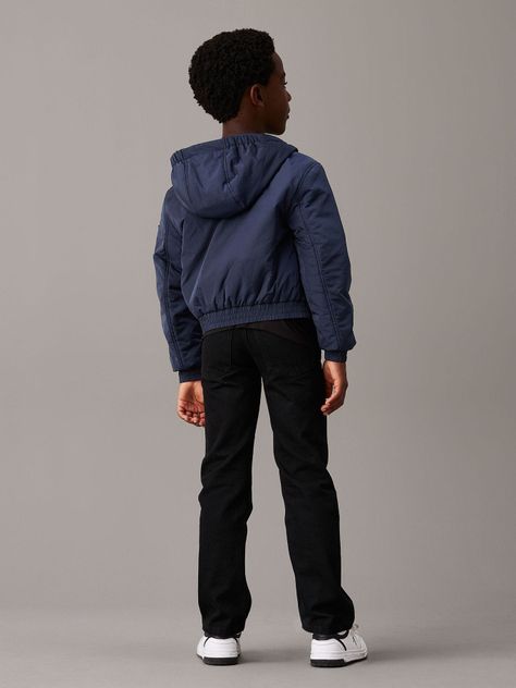 Chaqueta Niño Padded Harrington Azul Calvin Klein-2