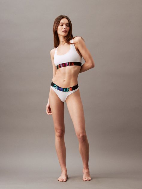 Bralette Intense Power Pride Cotton Blanco Calvin Klein-1