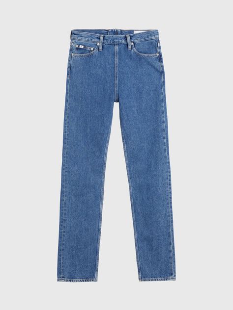 Jeans Authentic Slim Straight Azul-4