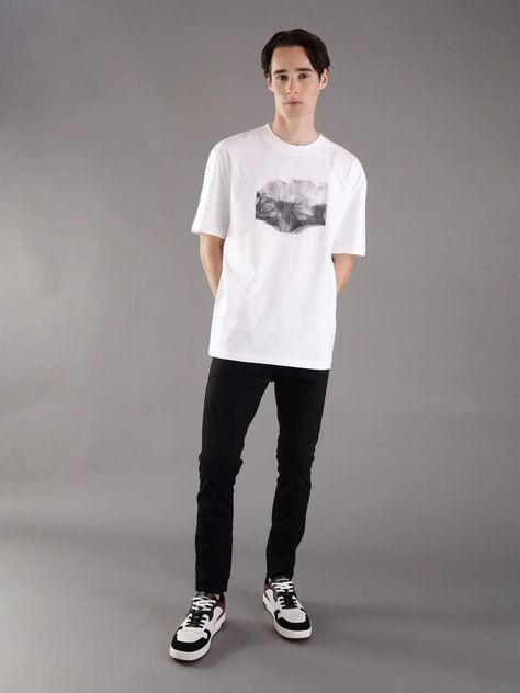 Polera Euphoric Floral Blanco Calvin Klein-1