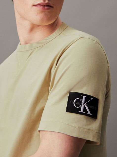 Polera Badg Regular Verde Calvin Klein-3
