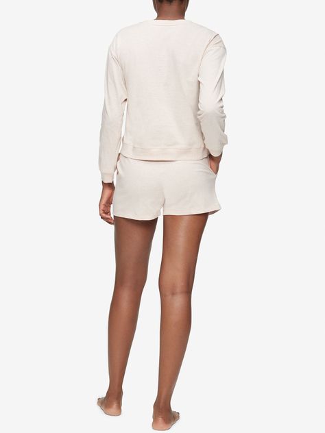 Short Pijama Form Crema Calvin Klein-2
