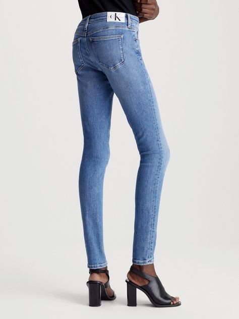 Jeans Mujer 1A4 Skinny Azul Calvin Klein-2