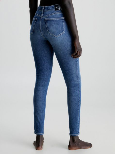 Jeans Mid Rise Skinny Azul 1BJ-1
