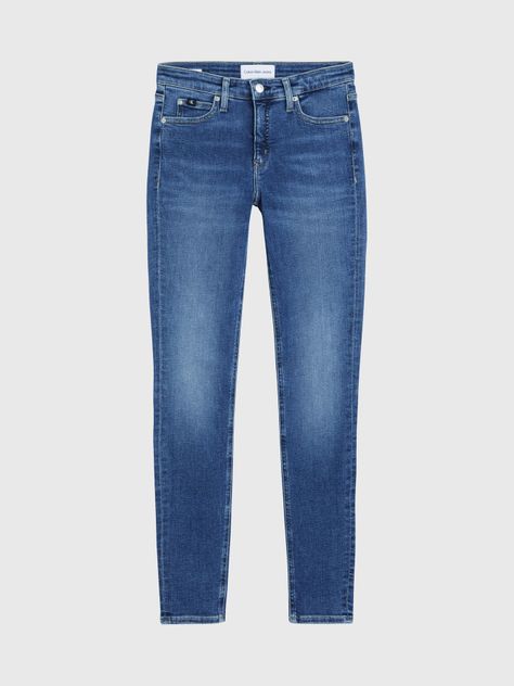 Jeans Mid Rise Skinny Azul 1BJ-4