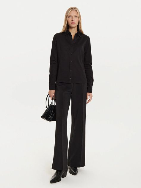 Pantalones Technical Knit Negro Calvin Klein-1