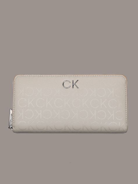 Billetera Ck Daily Mono Beige Calvin Klein-0