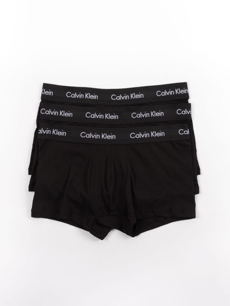 Pack 3 Bóxers New Cotton Stretch Negro Calvin Klein-0