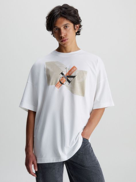 Polera Skyscraper Urban Graphic Blanco Calvin Klein-0