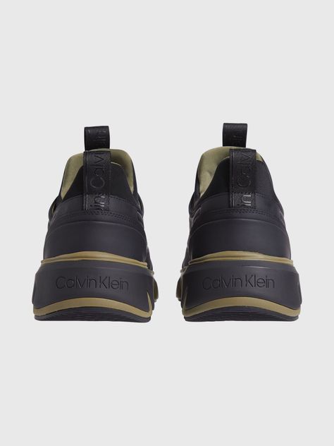 Zapatilla Lace de Cuero Low Top Up Negro Calvin Klein-1