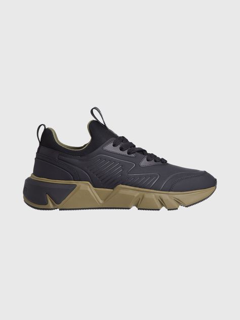 Zapatilla Lace de Cuero Low Top Up Negro Calvin Klein-4