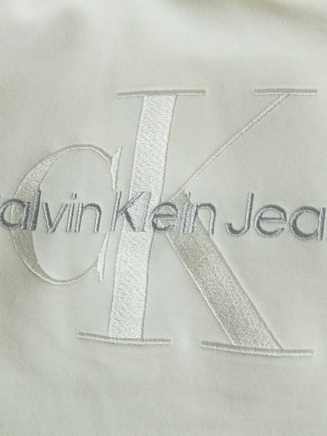 Polerón con Gorro Niña Monogram Beige Calvin Klein-2