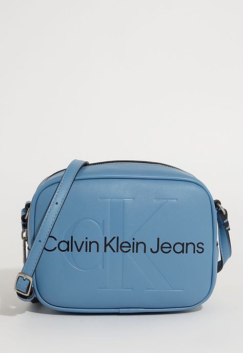 Bandolera Sculpted Mono Azul Calvin Klein-0