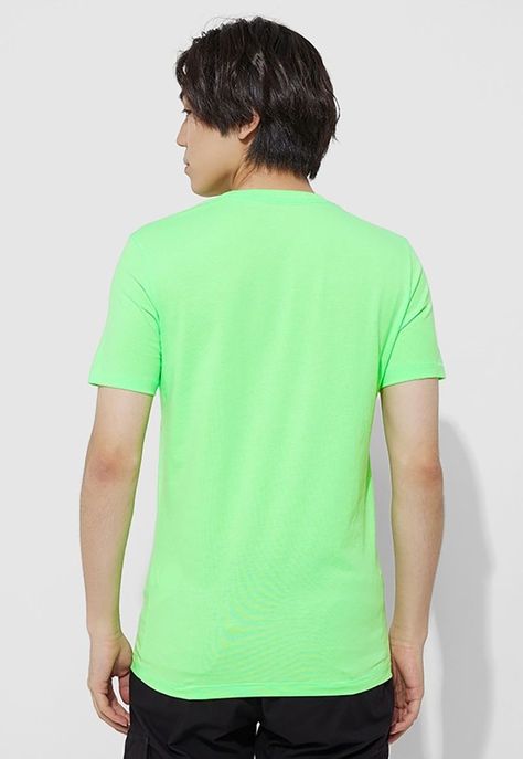 Polera Mixed Institutional Verde Calvin Klein-2