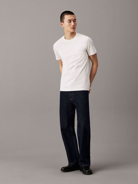 Polera Heavy Regular Blanco Calvin Klein-1