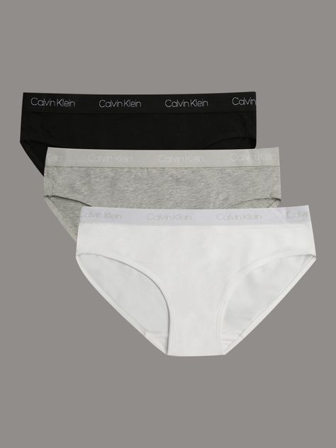 Pack 3 Calzones para Niña Multicolor Calvin Klein-0