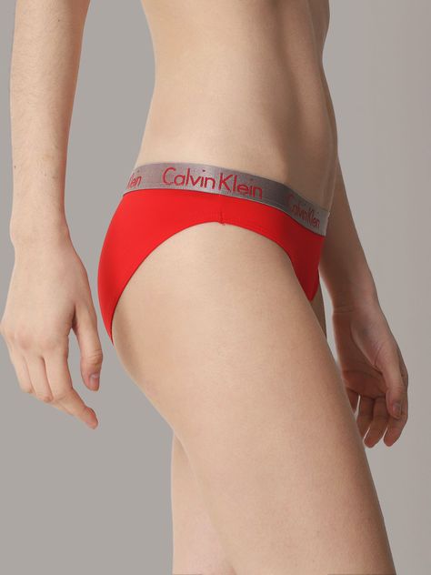 Calzón Bikini Radiant Micro Rojo Calvin Klein-2