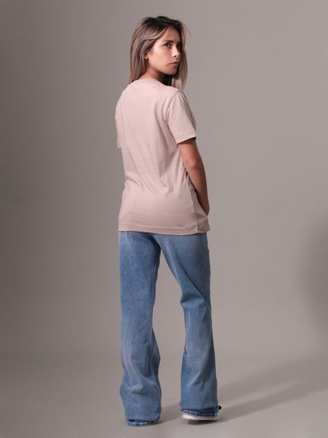 Polera Mixed Logo Regular Rosado Calvin Klein-2