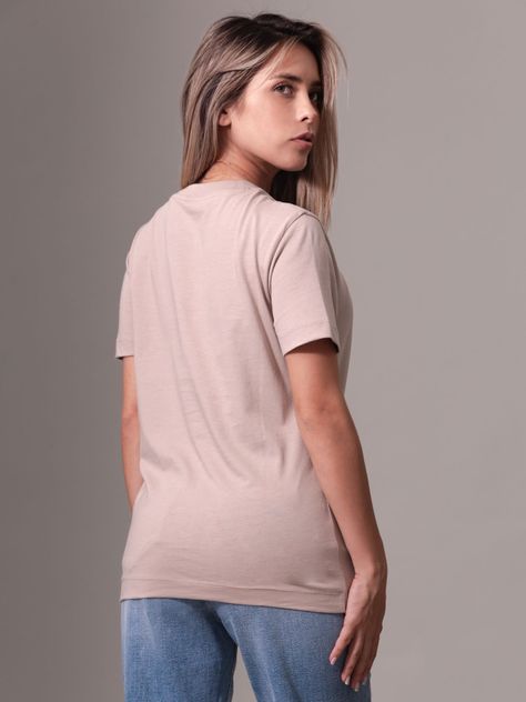 Polera Mixed Logo Regular Rosado Calvin Klein-3