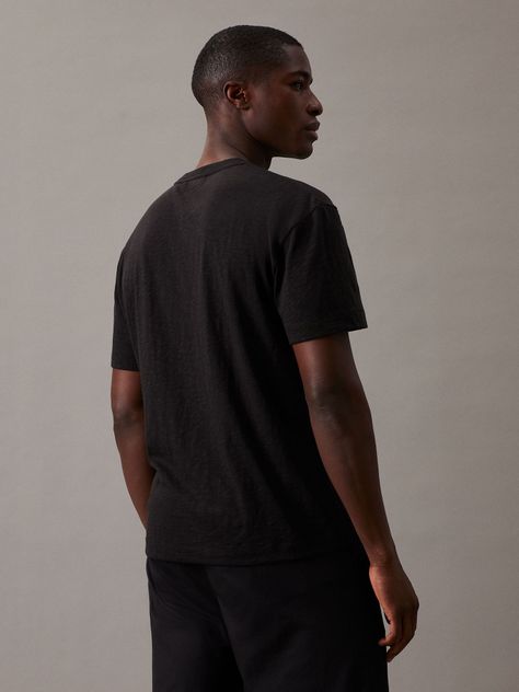 Polera Lightweight Slub Pocket Negro Calvin Klein-2