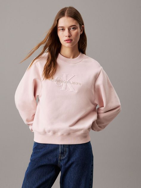 Polerón Chenille Monologo Rosado Calvin Klein-0