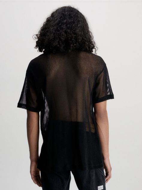Polera Mesh  Negro Calvin Klein-2